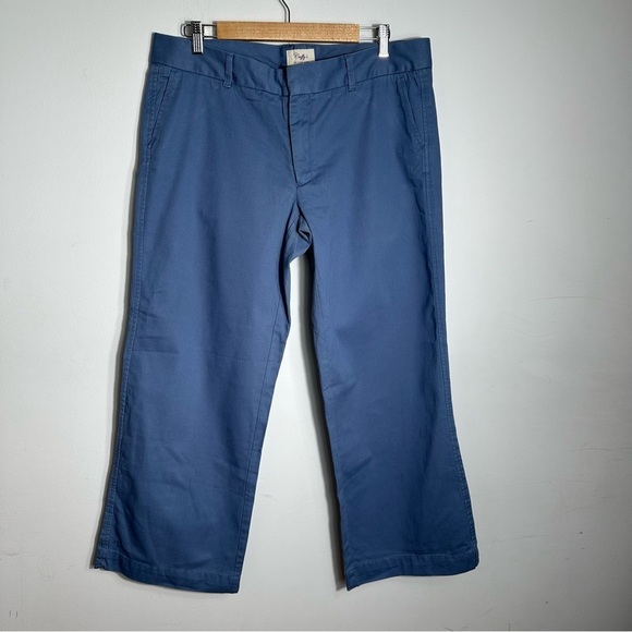 Cuffy’s of Cape Cod Women’s Khaki Pants, 14 Short, Light Blue - Picture 1 of 6